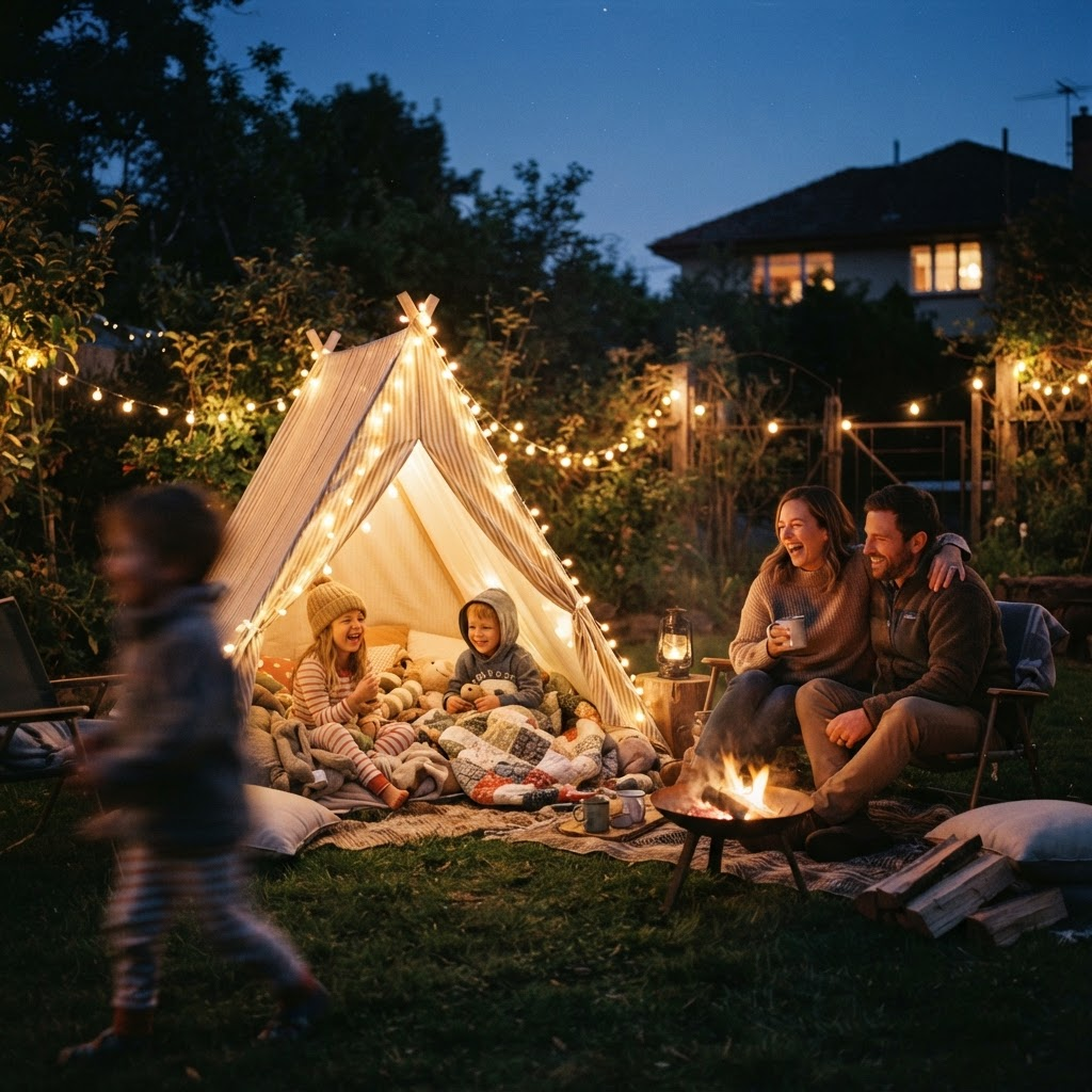 Backyard campout